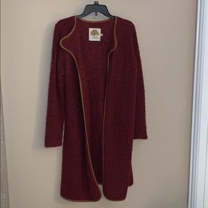 Super comfy chunky knit midi cardigan